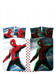 Spider-man - Bed Linen Spiderman 1053 Glow - 100X140 40X45 Cm - Voodipesukomplektid - 100X140.40X45CM