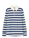 THE ANIMALS OBSERVATORY - Stripes Navy Eel Polo Shirt - Pikkade varrukatega polos&auml;rgid - 8 Y