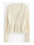 Lindex - Cardigan With Peplum Design - Kardiganid - 128