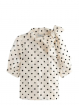 Lindex - Blouse With Tie Band At The Neck - L&uuml;hikeste varrukatega - XS