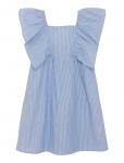 Creamie - Dress Woven Stripe - L&uuml;hikeste varrukatega vabaajakleidid - 128