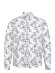 Lindbergh - Washed Denim Shirt W?. Embroidery L - Vabaaja s&auml;rgid - XXL