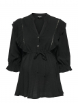 Only Maternity - Olmsalli 2/4 V-Neck Frill Top Wvn - Pikkade varrukatega - XXL