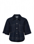 ONLY - Onlcleo Life Ss Crop Dnm Shirt Pim Noos - L&uuml;hikeste varrukatega topid - M
