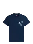 Tommy Jeans - Tjm Reg City Sign Ss Tee Ext - L&uuml;hikeste varrukatega - XS