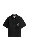 Tommy Jeans - Tjm Boxy Skater Shirt - L&uuml;hikeste varrukatega s&auml;rgid - S