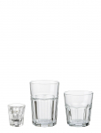 Aida - Atelier - Granit Glass 18 Pcs Set - 6 X 36 Cl + 6 X 28 Cl + 6 X 5 Cl - Pitsid - ONE SIZE