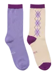 R&ouml;hnisch - 2-Pack Argyle Socks - Spordisokid - 39-41