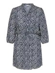 ONLY Carmakoma - Carastina 3/4 V-Neck Abk Dress Wvn Zl - L&uuml;hikesed kleidid - 48