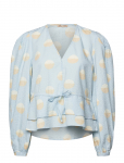 Stella Nova - Big Dot Blouse - Pikkade varrukatega - 40