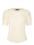 Lauren Ralph Lauren - Slub Jersey Puff-Sleeve Top - L&uuml;hikeste varrukatega - M