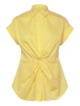 Lauren Ralph Lauren - Twist-Front Cotton Short-Sleeve Shirt - L&uuml;hikeste varrukatega - XL