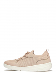 FitFlop - Super-Q Crystal-Trim Knit Slip-On Laced Sneakers - Madala s&auml;&auml;rega tossud - 42
