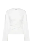 Weekday - Ruched Long-Sleeved T-Shirt - Pikkade varrukatega - XS