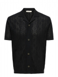 ONLY & SONS - Onsken Life Reg 12 Ss Shirt Knit - L&uuml;hikeste varrukatega kootud polos&auml;rgid - M