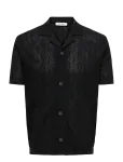 ONLY & SONS - Onsken Life Reg 12 Ss Shirt Knit - L&uuml;hikeste varrukatega kootud polos&auml;rgid - M