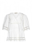 Stella Nova - Top With Scallop Edge Collar - L&uuml;hikeste varrukatega - 38