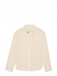 Calvin Klein - Viscose Sheer Stripe Ls Shirt - Pikkade varrukatega - XS