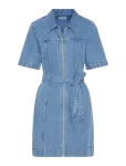 Calvin Klein Jeans - Belted Shirt Dress Radio Blues - Teksakleidid - M