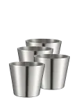 Dorre - Peg Pommeskopp 4-Pack - Serveerimiskausid - 9.5X 9.5X 8.5