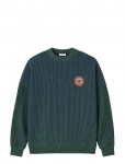 Prohibited - Cutoff Knit Sweater Green - &Uuml;mara kaelusega - XL