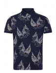 Polo Ralph Lauren - Custom Slim Fit Sailboat Mesh Polo Shirt - L&uuml;hikeste varrukatega - S
