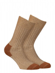Alpacasocks&Co - Merino Cashmere Ribbed Crew 1-Pack - Tavalised sokid - 36-39