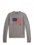 Polo Ralph Lauren - Flag Cotton Crewneck Sweater - Džemprid - XS
