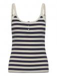 Hunkem&ouml;ller - Singlet Jersey Rib Lace Stripe - Topid - XL