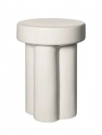 Blomus - Ceramic Stool - &Oslash; 33 Cm - Toru - Lily White - Abilauad ja v&auml;ikesed lauad - L 33.5CM