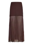 Bubbleroom - Strucure Combined Maxi Skirt - Maksiseelikud - M