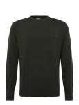 Calvin Klein - Ls 100% Merino Textured Grid Cre - &Uuml;mara kaelusega - S