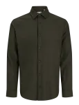 Jack & Jones - Jjefield Melange Shirt Ls Sn - Vabaaja s&auml;rgid - S
