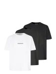 Jack & Jones - Jcoecho Graphic Back Tee Fst 3Pk Mp - L&uuml;hikeste varrukatega - XXL