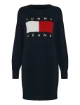 Tommy Jeans - Tjw Sweater Flag Dress Ext - Kootud kleidid - M