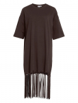 Vila - Vikata 2/4 Oversize Fringe Dress - P&otilde;lveni ja midi - XXL