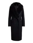 Lauren Ralph Lauren - Faux-Fur-Trim Double-Breasted Coat - Talvemantlid - 46