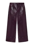 Laagam - Elwyn Burgundy Textured Pants - Lai jalg - XS/34
