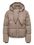ONLY - Onlmia Scarf Check Puffer Jacket Otw - Polsterdatud jakid - XS