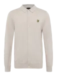 Lyle & Scott - Cotton Merino Knitted Shirt - Pikkade varrukatega kootud polos&auml;rgid - M
