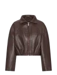 ROTATE - Bonded Leather Jacket - Nahk - 34