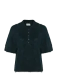 Malina - Eileen Short Sleeve Alpaca Blend Polo Shirt - Džemprid - S