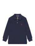 Ralph Lauren Kids - Cotton Mesh Long-Sleeve Polo Shirt - Pikkade varrukatega polos&auml;rgid - 109-116
