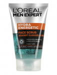 L'Or&eacute;al Paris - L'or&eacute;al Paris Men Expert Hydra Energetic Face Scrub For Normal Skin 100 Ml - Face Scrub - 100 ml