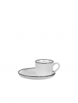 Broste Copenhagen - Kop M/Underkop 'Salt' S - Espressotassid - 10 CL