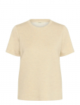 InWear - Vincentiw Melange Karmen T-Shirt - L&uuml;hikeste varrukatega - XXL