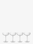 Luigi Bormioli - Champagne Bowl Optica 4 Pcs - &Scaron;ampanjaklaasid - 30 CL
