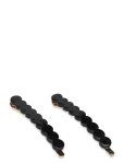 Pipol's Bazaar - Linn Hair Pin 2 Set Black& Black - Juukseklambrid - ONE SIZE
