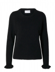 Selected - Slflulu Ls Knit Frill Cuff O-Neck Noos - Džemprid - XXL