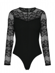 Pieces - Pcsinna Ls Bodystocking - Bodid ja aluskleidid - XL